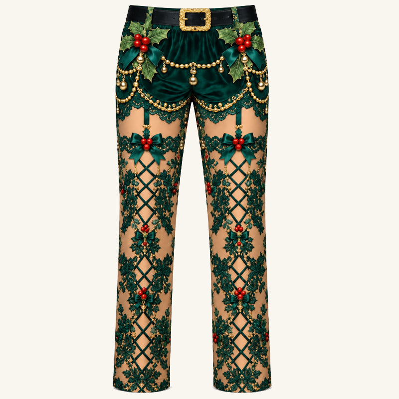 Lustige Weihnachts-Illusionshose
