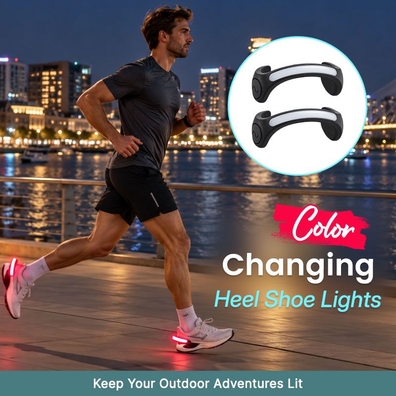 LED-Fersenlichter für Schuhe – Sichtbarkeitslichter beim Laufen und Gehen