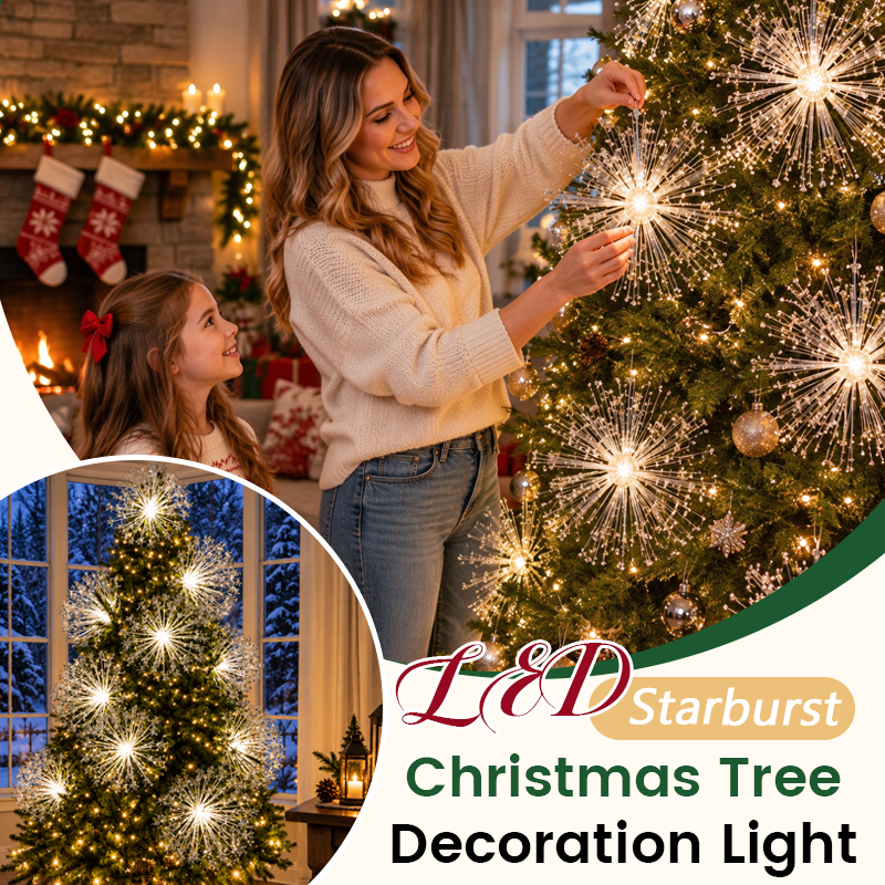 LED Starburst Christmas Tree Decoration Light