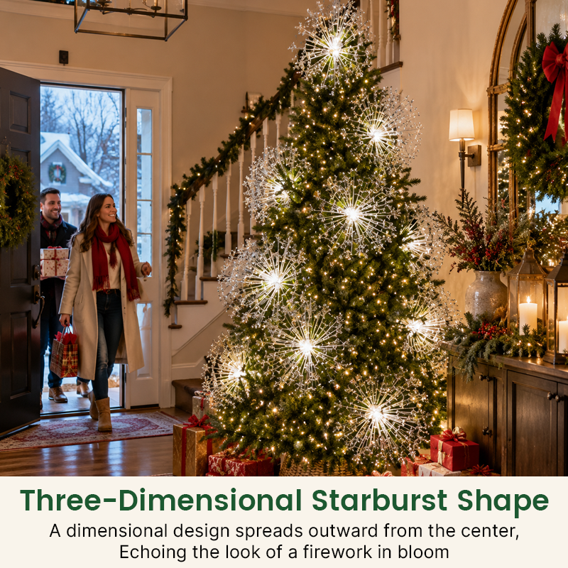 LED Starburst Christmas Tree Decoration Light