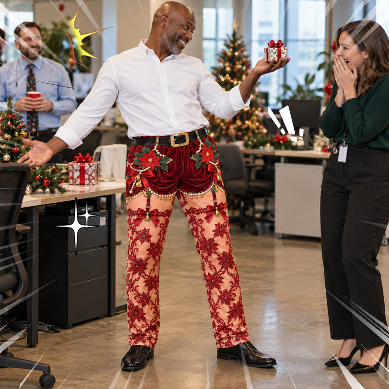 Lustige Weihnachts-Illusionshose