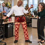 Lustige Weihnachts-Illusionshose